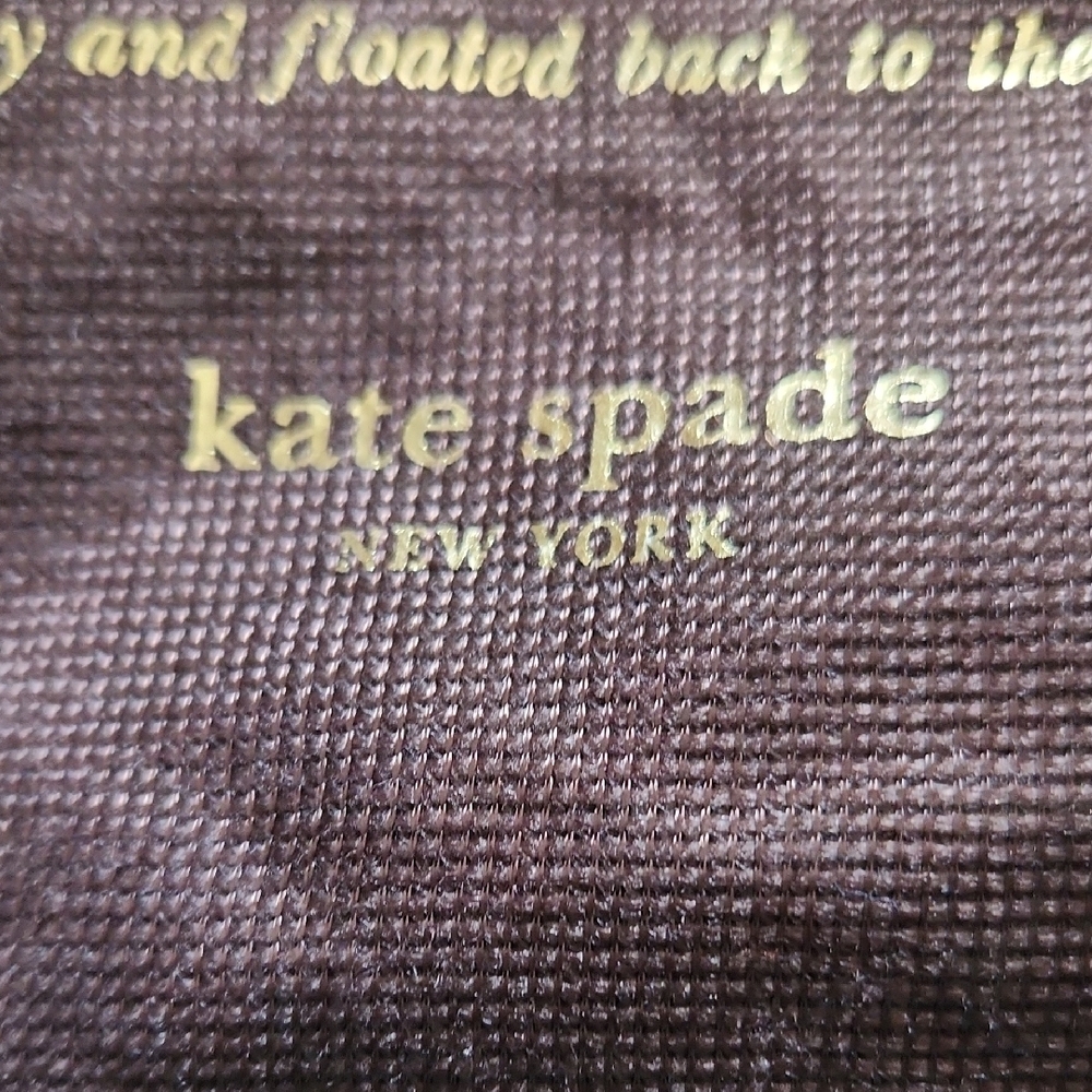 Kate Spade Dark Brown Dust Bag - Picture 2 of 3